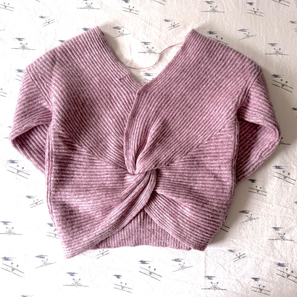 Reversible Knot Sweater by Angel of the North, Backless, Lowback - Picture 5 of 8